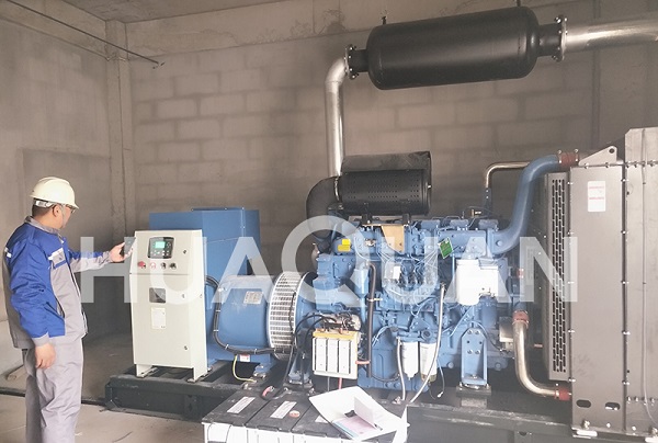 克拉瑪依某小學(xué)350kW發(fā)電機(jī)組案例